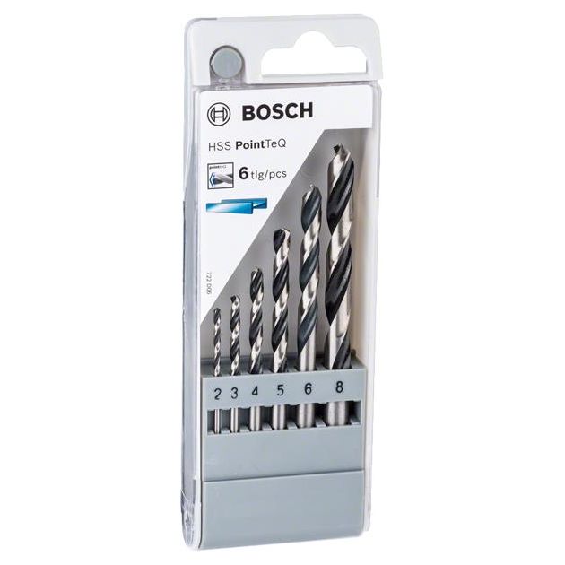Bosch Набор сверл HSS PointTeQ 6 шт., фото  | SNABZHENIE.com.ua