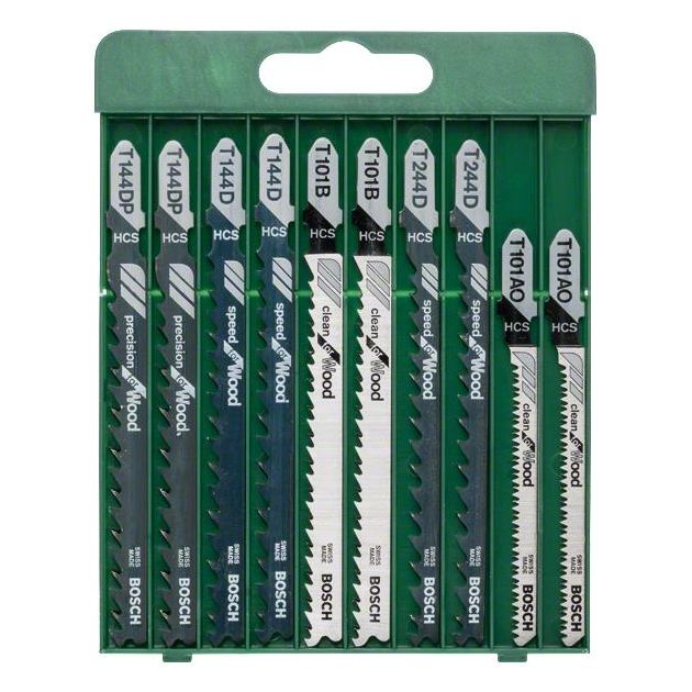 Bosch Набір пилочок Bosch для лобзикових пил, по металу, 10од, фото , зображення 2 | SNABZHENIE.com.ua