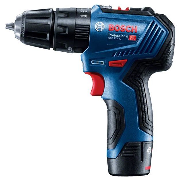 Bosch Шурупокрут-дриль ударний акумуляторний GSB 12V-30 12В 2х2А·год 18·30Нм 0-420·1600об·хв кейс 0.82кг, фото , изображение 6 | SNABZHENIE.com.ua Bosch Шурупокрут-дриль ударний акумуляторний GSB 12V-30 12В 2х2А·год 18·30Нм 0-420·1600об·хв кейс 0.82кг, фото , изображение 6 | SNABZHENIE.com.ua