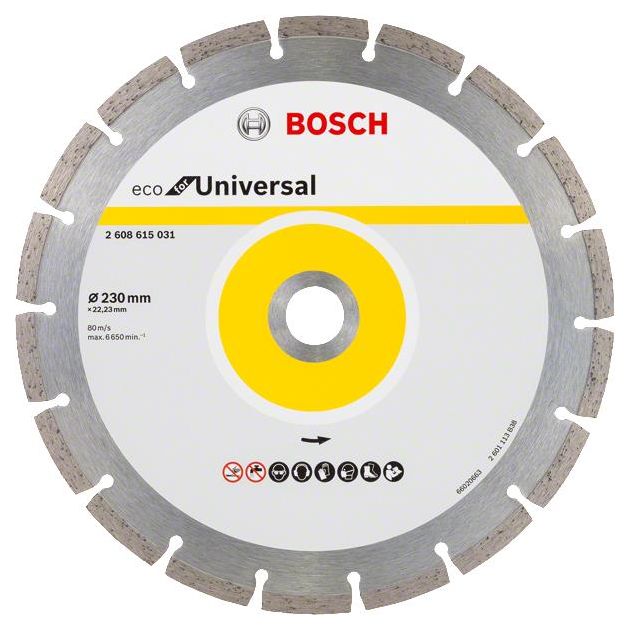 Bosch Алмазний диск ECO Universal 230-22,23, фото , зображення 2 | SNABZHENIE.com.ua Bosch Алмазний диск ECO Universal 230-22,23, фото , зображення 2 | SNABZHENIE.com.ua