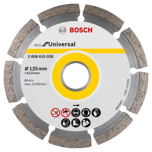 Bosch Алмазний диск ECO Universal 125-22,23, фото , изображение 2 | SNABZHENIE.com.ua Bosch Алмазний диск ECO Universal 125-22,23, фото , изображение 2 | SNABZHENIE.com.ua