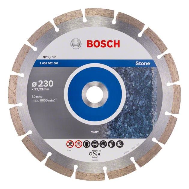 Bosch Алмазний диск Standard for Stone 230-22,23, фото , зображення 2 | SNABZHENIE.com.ua