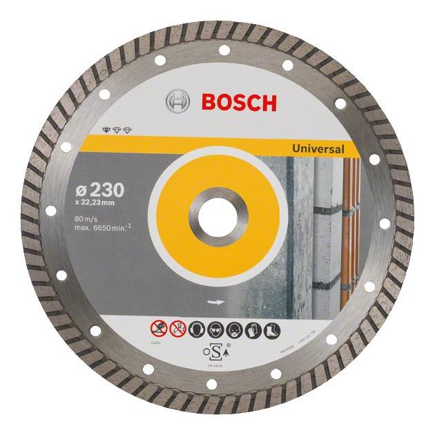 Bosch Алмазний диск Standard for Universal Turbo 230-22.23, фото , изображение 2 | SNABZHENIE.com.ua