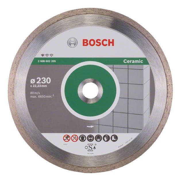 Bosch Алмазний диск Standard for Ceramic 230-22.23, фото , зображення 2 | SNABZHENIE.com.ua