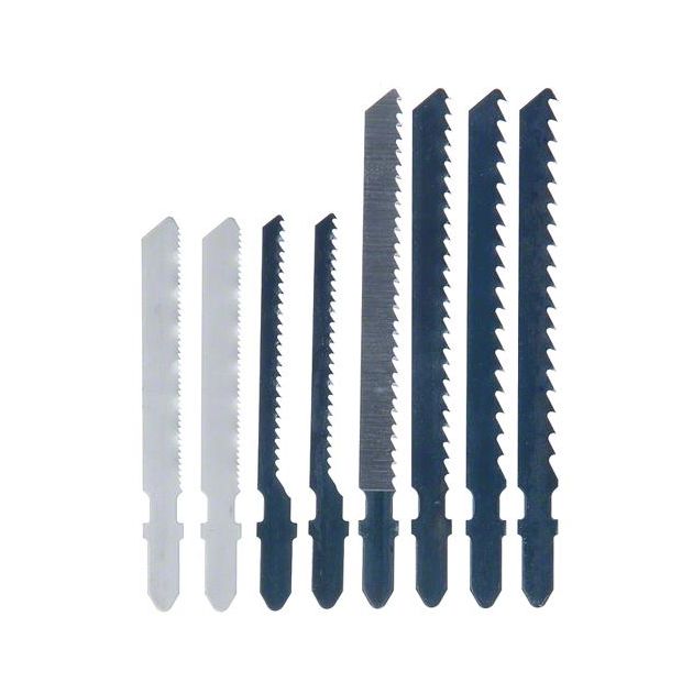 Bosch Набір пилочок SORT для лобзикових пил, 8 шт, фото , зображення 2 | SNABZHENIE.com.ua