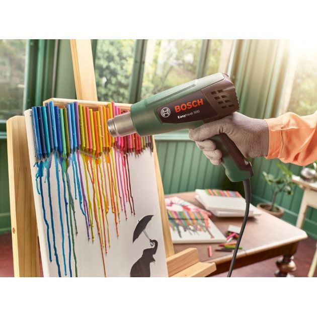 Bosch Фен будівельний EasyHeat 500, 1600Вт, 300/500°C, 240/450л•хв, 0.89кг, фото , изображение 4 | SNABZHENIE.com.ua Bosch Фен будівельний EasyHeat 500, 1600Вт, 300/500°C, 240/450л•хв, 0.89кг, фото , изображение 4 | SNABZHENIE.com.ua