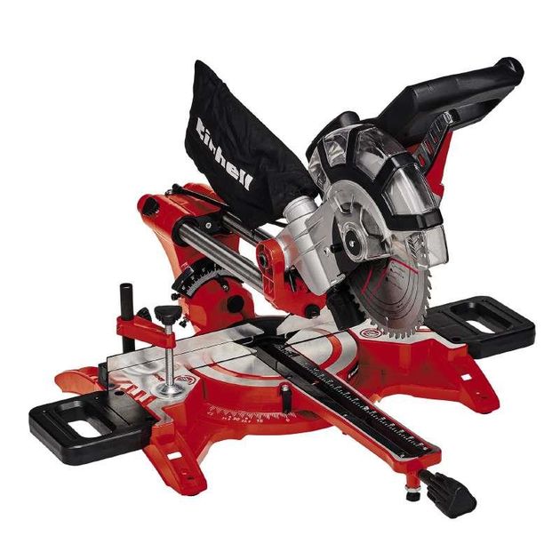 Einhell Пила торцювальна TC-SM 2131/2 Dual з протяжкою, 1800Вт, 310мм, лазер, фото  | SNABZHENIE.com.ua