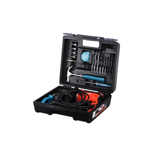 Makita Дрїль ударна M8103KX2 430Вт, 13мм + комплект ручного і витратного інструменту, фото  | SNABZHENIE.com.ua