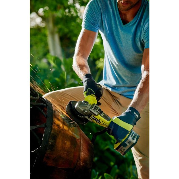 Ryobi Шліфмашина кутова акумуляторна R18AG7-0 безщіткова 125мм ONE+ 18В 11000об·хв 2.2кг без АКБ та ЗП, фото , зображення 9 | SNABZHENIE.com.ua Ryobi Шліфмашина кутова акумуляторна R18AG7-0 безщіткова 125мм ONE+ 18В 11000об·хв 2.2кг без АКБ та ЗП, фото , зображення 9 | SNABZHENIE.com.ua