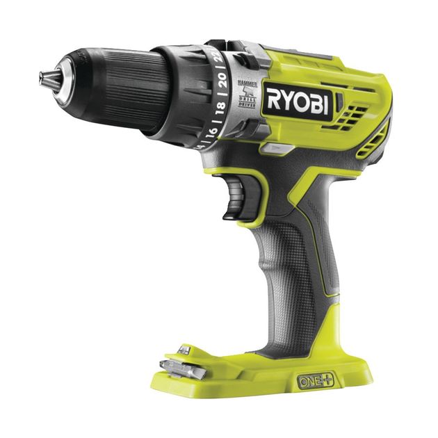 Ryobi Шурупокрут-дриль ударний акумуляторний R18PD3-0 ONE+ 18В 50Нм 500·1800об·хв 1.3кг без АКБ та ЗП, фото , зображення 2 | SNABZHENIE.com.ua Ryobi Шурупокрут-дриль ударний акумуляторний R18PD3-0 ONE+ 18В 50Нм 500·1800об·хв 1.3кг без АКБ та ЗП, фото , зображення 2 | SNABZHENIE.com.ua