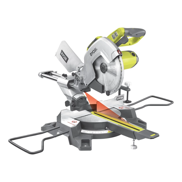 Ryobi Пила торцювальна EMS305RG 2200Вт 305мм, 5000 об/хв, лазер, фото  | SNABZHENIE.com.ua