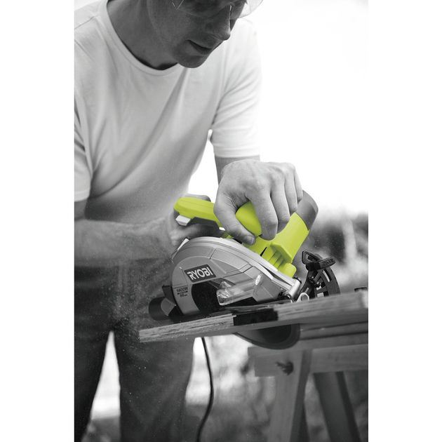 Ryobi Пила дискова RCS1400-G 1400Вт 190мм, 66мм, 5000 об/хв, фото , зображення 3 | SNABZHENIE.com.ua Ryobi Пила дискова RCS1400-G 1400Вт 190мм, 66мм, 5000 об/хв, фото , зображення 3 | SNABZHENIE.com.ua
