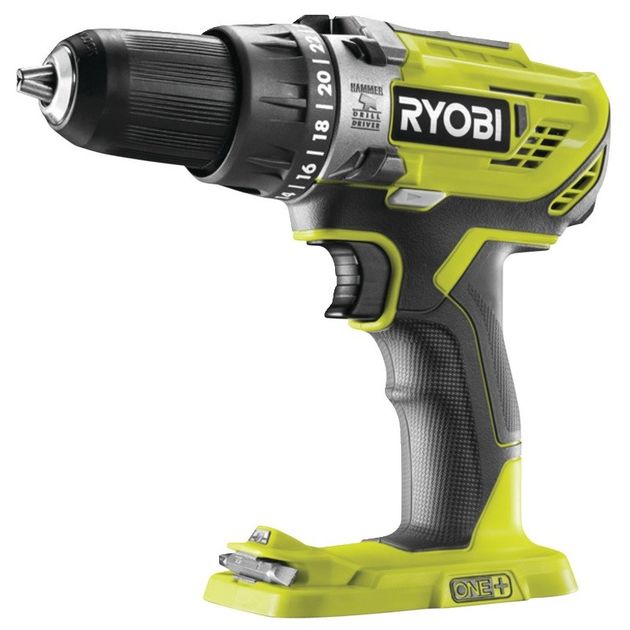 Ryobi Шурупокрут-дриль ударний акумуляторний R18PD3-0 ONE+ 18В 50Нм 500·1800об·хв 1.3кг без АКБ та ЗП, фото  | SNABZHENIE.com.ua