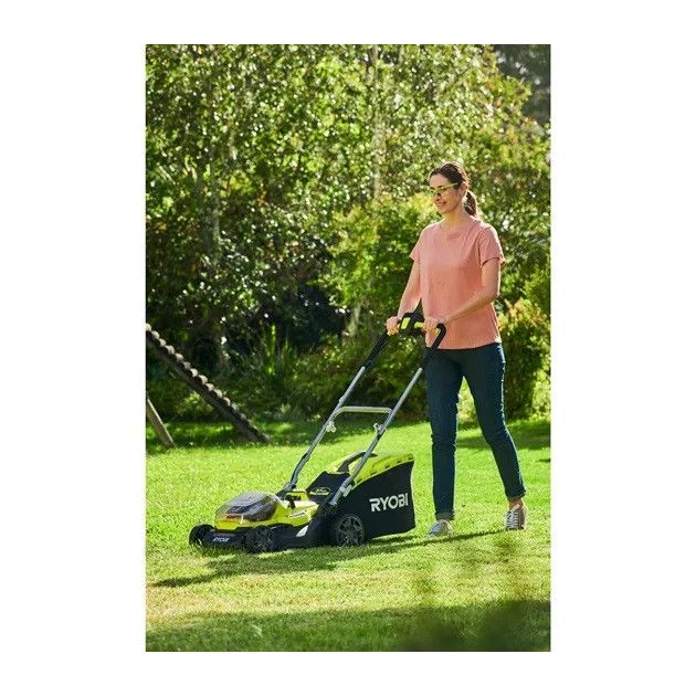 Ryobi Газонокосарка Ryobi ONE+ Hybrid RY18LMH37A-250 18В/220В 2х5.0А/г, 37см, 25-70 мм, 45л, мульчування, фото , изображение 5 | SNABZHENIE.com.ua Ryobi Газонокосарка Ryobi ONE+ Hybrid RY18LMH37A-250 18В/220В 2х5.0А/г, 37см, 25-70 мм, 45л, мульчування, фото , изображение 5 | SNABZHENIE.com.ua