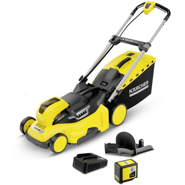 Karcher Газонокосарка акумуляторна LMO 36-46 Battery Set 36В акб 1х5А·год 46см 20-70см до 650м.кв, фото  | SNABZHENIE.com.ua