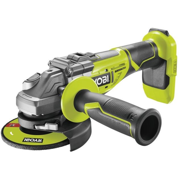 Ryobi Шліфмашина кутова акумуляторна R18AG7-0 безщіткова 125мм ONE+ 18В 11000об·хв 2.2кг без АКБ та ЗП, фото  | SNABZHENIE.com.ua