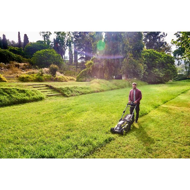 Ryobi Газонокосарка акумуляторна RY36LMX51A-160 самохідна MAX POWER 36В акб 1х6А·год 51см 70л 20-70мм мульч-е LED-фари безщіткова до 2000м.кв 24.7кг, фото , изображение 4 | SNABZHENIE.com.ua Ryobi Газонокосарка акумуляторна RY36LMX51A-160 самохідна MAX POWER 36В акб 1х6А·год 51см 70л 20-70мм мульч-е LED-фари безщіткова до 2000м.кв 24.7кг, фото , изображение 4 | SNABZHENIE.com.ua