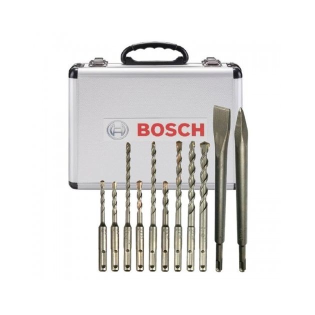 Bosch Набір SDS Plus зубил і бурів Eco Plus-1, кейс, фото , изображение 3 | SNABZHENIE.com.ua