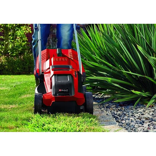 Einhell Газонокосарка акумуляторна GE-CM 18/32 Li-Solo PXC 18В 32см 25л 8.5кг (без АКБ та ЗП), фото , изображение 4 | SNABZHENIE.com.ua Einhell Газонокосарка акумуляторна GE-CM 18/32 Li-Solo PXC 18В 32см 25л 8.5кг (без АКБ та ЗП), фото , изображение 4 | SNABZHENIE.com.ua