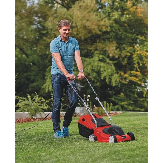 Einhell Газонокосарка GC-EM 1032 1000Вт 32см 30л 20-60мм до 300м.кв 9.2кг, фото , изображение 3 | SNABZHENIE.com.ua Einhell Газонокосарка GC-EM 1032 1000Вт 32см 30л 20-60мм до 300м.кв 9.2кг, фото , изображение 3 | SNABZHENIE.com.ua