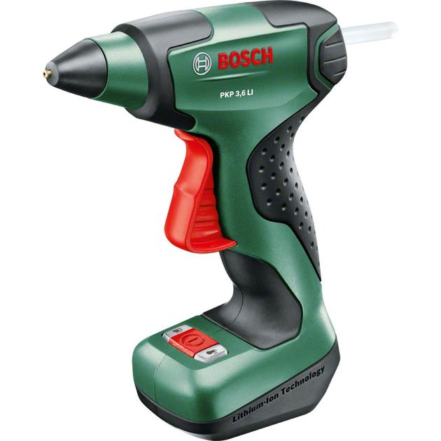 Bosch Пістолет клейовий PKP 3,6 LI, 3.6В, стрижень 7х150мм, 0.3кг, фото  | SNABZHENIE.com.ua