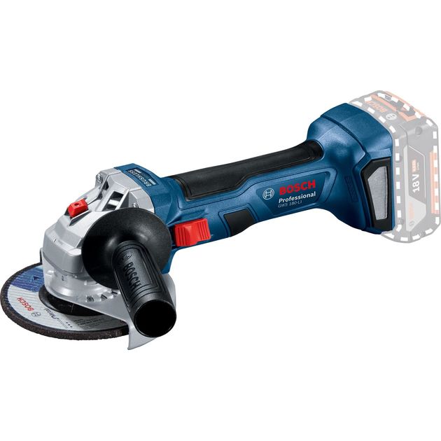 Bosch Шліфмашина кутова акумуляторна GWS 180-LI, 125мм, 18В, 11000об/хв, М14, 1,6кг, без АКБ та ЗП, фото  | SNABZHENIE.com.ua