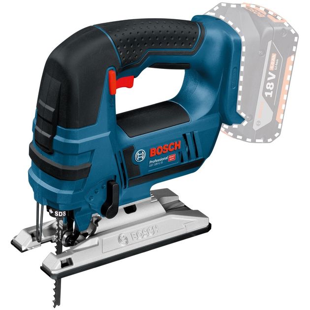 Bosch Лобзик GST 18 V-LI B, акум., 18В, хід 23мм, 2,1кг, Solo, фото , зображення 2 | SNABZHENIE.com.ua Bosch Лобзик GST 18 V-LI B, акум., 18В, хід 23мм, 2,1кг, Solo, фото , зображення 2 | SNABZHENIE.com.ua