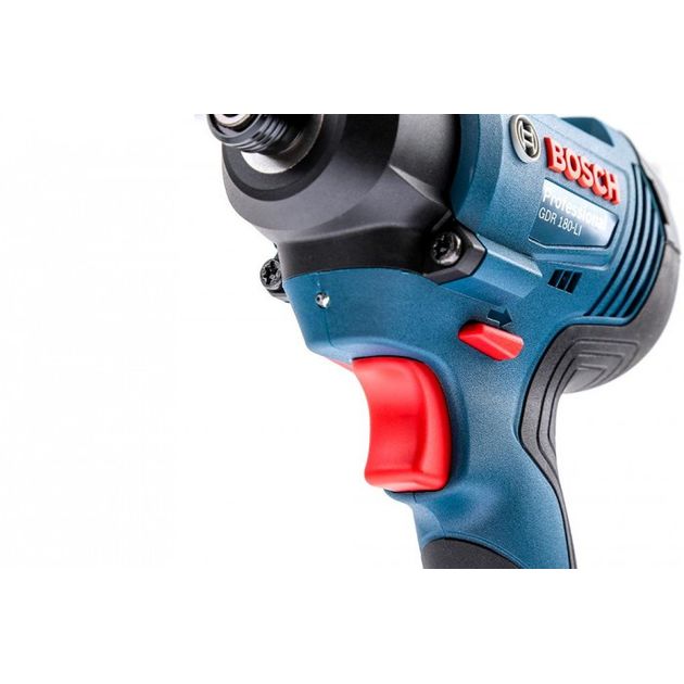 Bosch Гайковерт ударний GDR 180-Li, акум., 2х18 В, 160 Нм, 1/4", 1.1кг, кейс, фото , изображение 5 | SNABZHENIE.com.ua Bosch Гайковерт ударний GDR 180-Li, акум., 2х18 В, 160 Нм, 1/4", 1.1кг, кейс, фото , изображение 5 | SNABZHENIE.com.ua