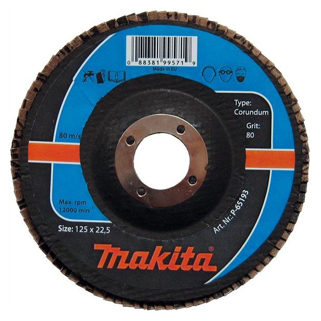 Makita Круг пелюстковий 125xP60, фото , зображення 2 | SNABZHENIE.com.ua Makita Круг пелюстковий 125xP60, фото , зображення 2 | SNABZHENIE.com.ua