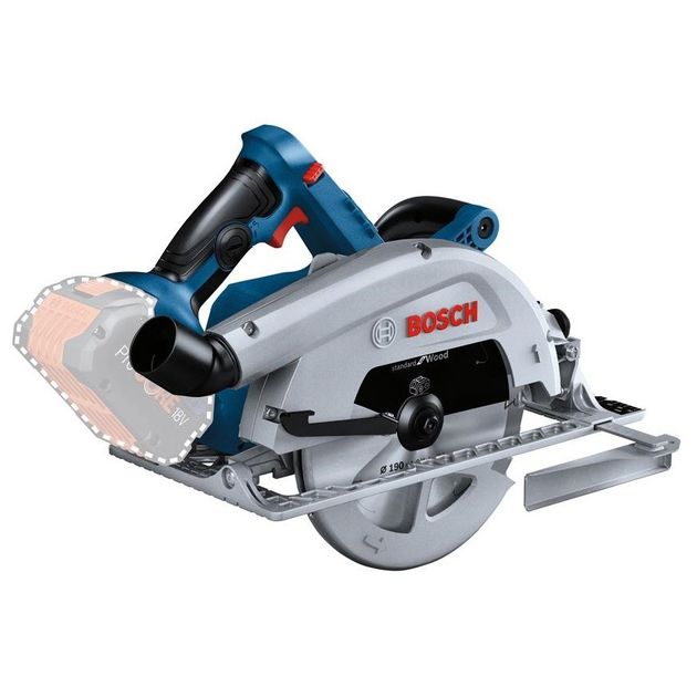 Bosch Пила дискова GKS 18V-68 C, акум., 18В, 190мм, 4кг, Solo, фото , зображення 2 | SNABZHENIE.com.ua