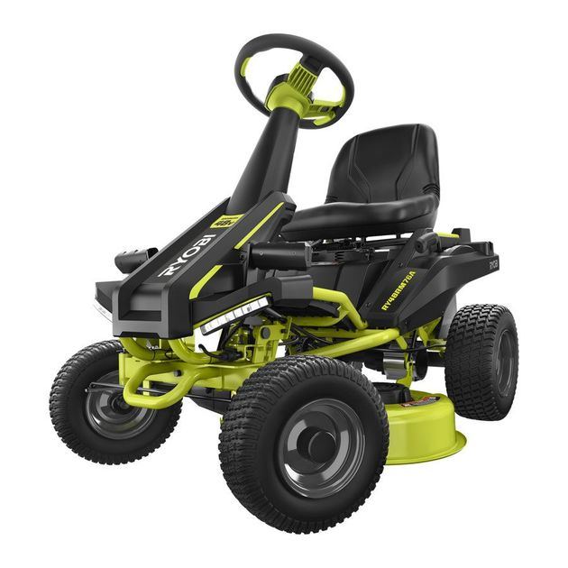 Ryobi Газонокосарка-райдер акумуляторна RY48RM76A 48В акб 1х50А·год 76см 35-115мм до 4000 кв.м фари круїз-контроль 200кг, фото , зображення 2 | SNABZHENIE.com.ua Ryobi Газонокосарка-райдер акумуляторна RY48RM76A 48В акб 1х50А·год 76см 35-115мм до 4000 кв.м фари круїз-контроль 200кг, фото , зображення 2 | SNABZHENIE.com.ua