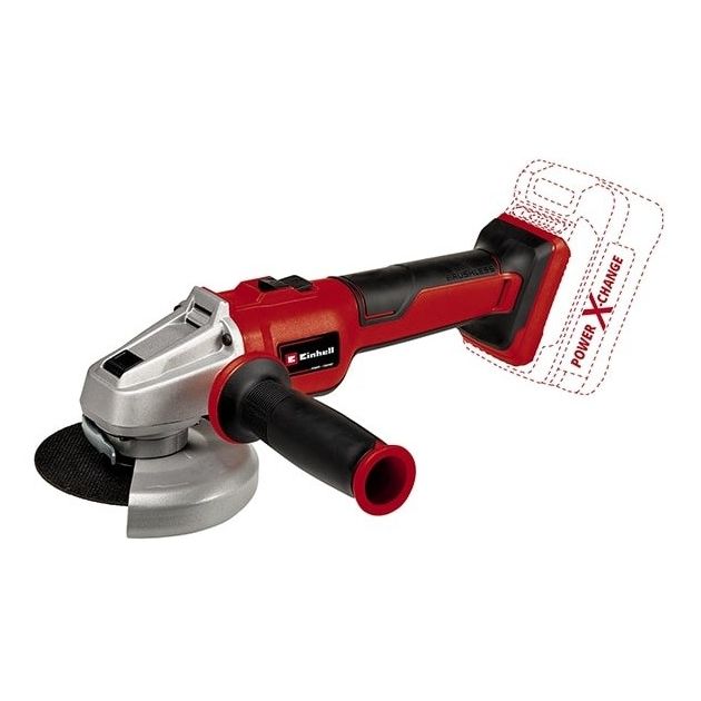 Einhell Шліфмашина кутова AXXIO 18/115 Q аккум., SOLO, 18В, 115 мм, безщіткова (без АКБ та ЗП), фото  | SNABZHENIE.com.ua