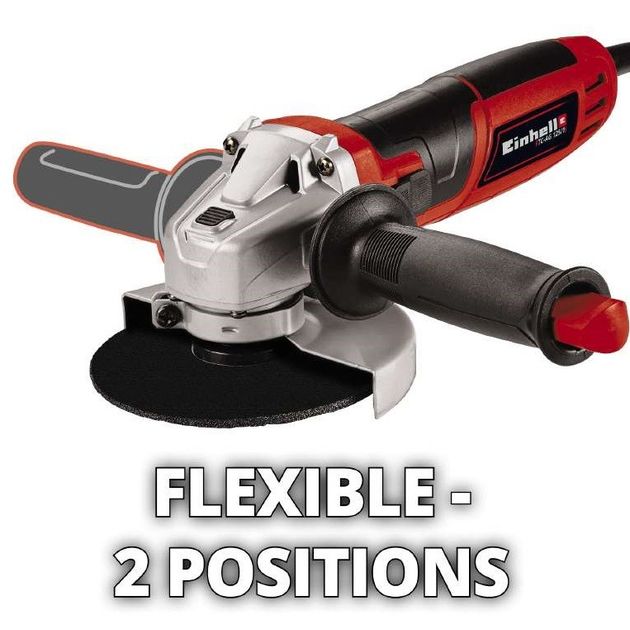 Einhell Шліфмашина кутова TC-AG 125/850, 125мм, 850Вт, 12000 об/хв, M14, 1.82кг, фото , изображение 4 | SNABZHENIE.com.ua Einhell Шліфмашина кутова TC-AG 125/850, 125мм, 850Вт, 12000 об/хв, M14, 1.82кг, фото , изображение 4 | SNABZHENIE.com.ua