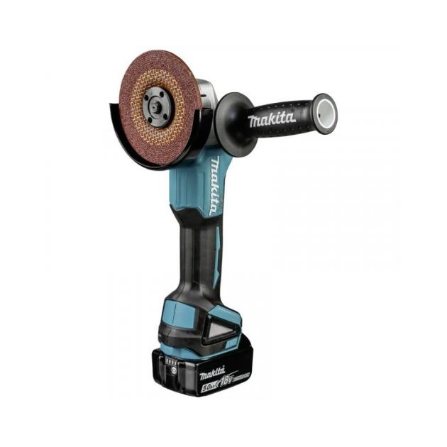 Makita Шліфмашина кутова DGA504RTJ, акумуляторна, 18 В, 5 Аг, 8500 об/хв, 125 мм, 2.3 кг, фото , изображение 3 | SNABZHENIE.com.ua Makita Шліфмашина кутова DGA504RTJ, акумуляторна, 18 В, 5 Аг, 8500 об/хв, 125 мм, 2.3 кг, фото , изображение 3 | SNABZHENIE.com.ua