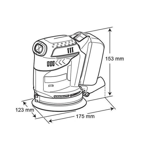 Makita Шліфмашина ексцентрикова DBO180Z акумуляторна, 18В, 125мм, 7000/9500/11000 об/хв, 1.7 кг, SOLO, фото , зображення 7 | SNABZHENIE.com.ua Makita Шліфмашина ексцентрикова DBO180Z акумуляторна, 18В, 125мм, 7000/9500/11000 об/хв, 1.7 кг, SOLO, фото , зображення 7 | SNABZHENIE.com.ua