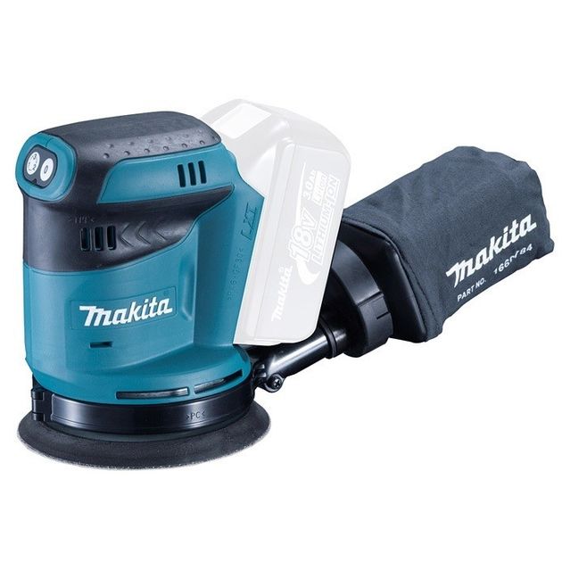 Makita Шліфмашина ексцентрикова DBO180Z акумуляторна, 18В, 125мм, 7000/9500/11000 об/хв, 1.7 кг, SOLO, фото  | SNABZHENIE.com.ua