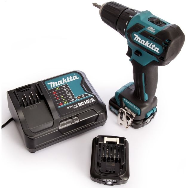 Makita Шуруповерт DF332DSAE, 10.8, 2 Ач, 0-4501500 об/хв, фото , зображення 5 | SNABZHENIE.com.ua