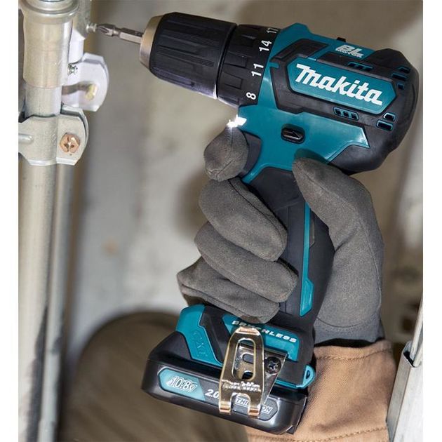 Makita Шуруповерт DF332DSAE, 10.8, 2 Ач, 0-4501500 об/хв, фото , зображення 3 | SNABZHENIE.com.ua