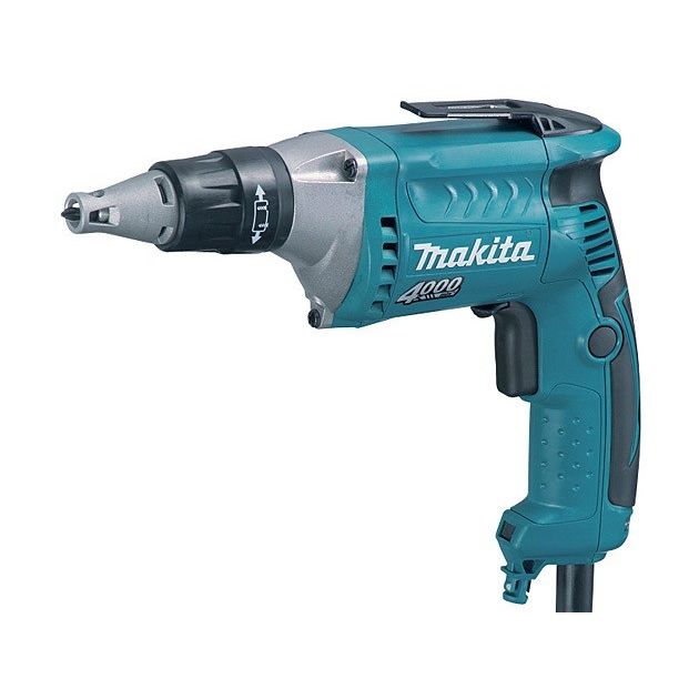 Makita Шурупокрут для гіпсокартону FS4300JX2, 570Вт, 4000 об/хв, 10-16Нм, 1.4кг, Makpac + аксесуари, фото  | SNABZHENIE.com.ua