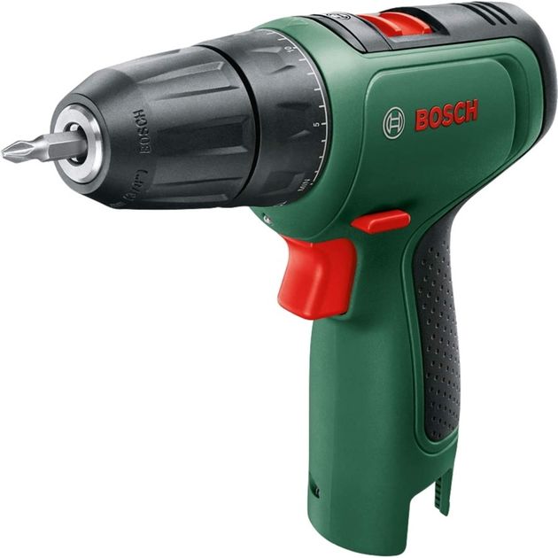 Bosch Шуруповерт-дриль EasyDrill 1200, 12В, 2х1.5Ач, 30Нм, набір свердл і біт, 0.94кг, кейс, фото , изображение 7 | SNABZHENIE.com.ua Bosch Шуруповерт-дриль EasyDrill 1200, 12В, 2х1.5Ач, 30Нм, набір свердл і біт, 0.94кг, кейс, фото , изображение 7 | SNABZHENIE.com.ua
