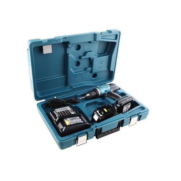 Makita Шуруповерт-дриль DDF453SYE, акум, 18В, 1.5Ah х 2шт., -400/0-1300 об/хв, 42Нм, 1.6кг, кейс, фото , зображення 6 | SNABZHENIE.com.ua