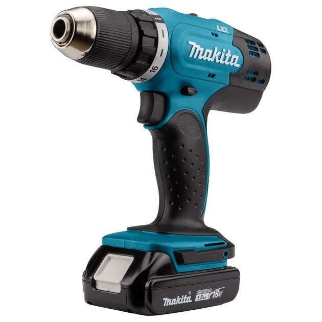 Makita Шуруповерт-дриль DDF453SYX4, акум, 18В, 1.5Ah х 2шт., -400/0-1300 об/хв, 42Нм, 1.6кг, кейс, фото , зображення 4 | SNABZHENIE.com.ua Makita Шуруповерт-дриль DDF453SYX4, акум, 18В, 1.5Ah х 2шт., -400/0-1300 об/хв, 42Нм, 1.6кг, кейс, фото , зображення 4 | SNABZHENIE.com.ua