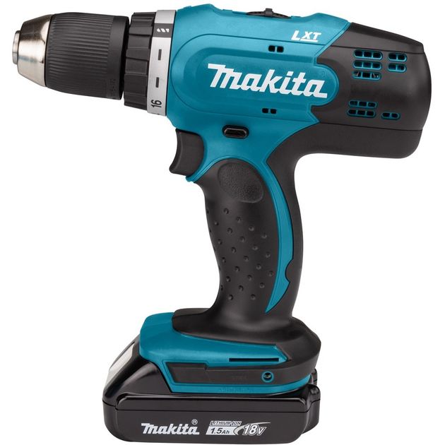 Makita Шуруповерт-дриль DDF453SYX4, акум, 18В, 1.5Ah х 2шт., -400/0-1300 об/хв, 42Нм, 1.6кг, кейс, фото  | SNABZHENIE.com.ua