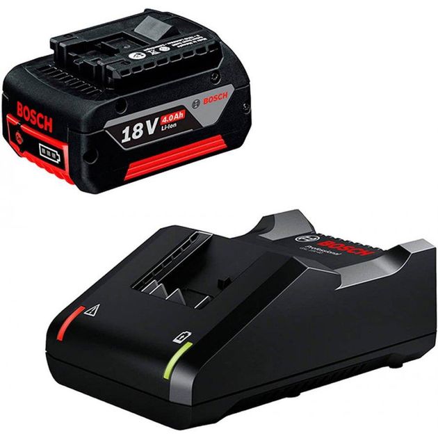 Bosch Набір акумуляторів та ЗП GBA 18В 4.0Ач і ЗП GAL 18В-40, фото , зображення 2 | SNABZHENIE.com.ua Bosch Набір акумуляторів та ЗП GBA 18В 4.0Ач і ЗП GAL 18В-40, фото , зображення 2 | SNABZHENIE.com.ua