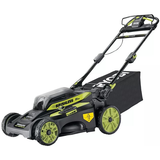 Ryobi Газонокосарка акумуляторна RY36LMX51A-160 самохідна MAX POWER 36В акб 1х6А·год 51см 70л 20-70мм мульч-е LED-фари безщіткова до 2000м.кв 24.7кг, фото  | SNABZHENIE.com.ua