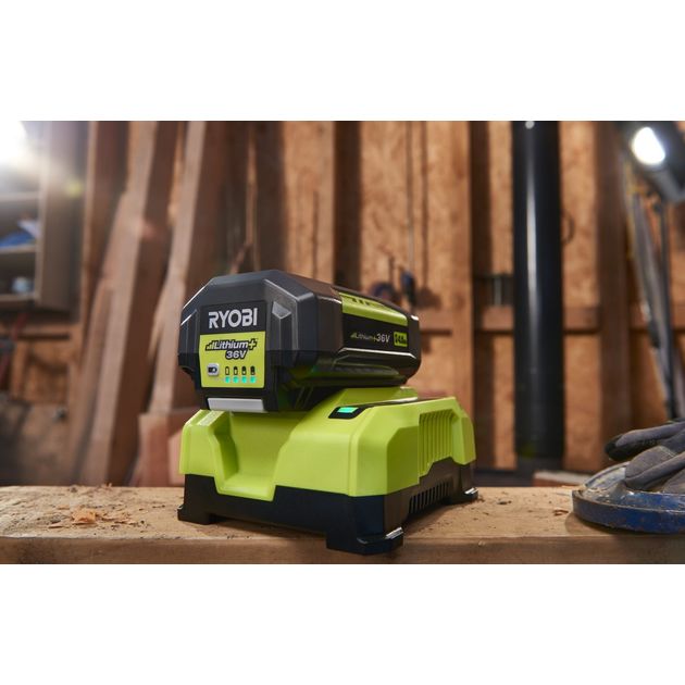 Ryobi Зарядний пристрій RY36C60A, 36В MAX POWER, 6А швидкозарядний, фото , зображення 6 | SNABZHENIE.com.ua Ryobi Зарядний пристрій RY36C60A, 36В MAX POWER, 6А швидкозарядний, фото , зображення 6 | SNABZHENIE.com.ua