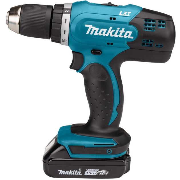 Makita Шуруповерт-дриль DDF453SYX5, акум, 18В LXT, 1.5Ah х 1шт., 400/0-1300 об/хв, 42Нм, 1.6кг, кейс, фото  | SNABZHENIE.com.ua