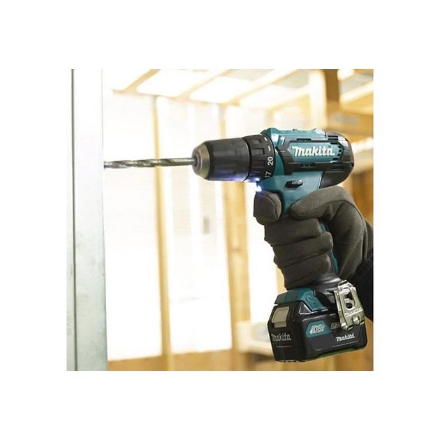 Makita Шуруповерт-дриль DF333DZ, акум, 10.8В (12В), CXT, 0-450/0-1700 об/хв, 30/14Нм, 1.1кг, SOLO, фото , зображення 3 | SNABZHENIE.com.ua