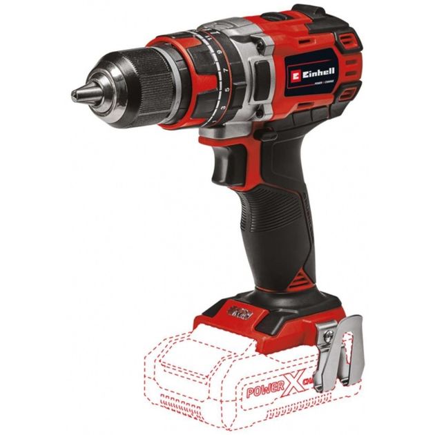 Einhell Шуруповерт-дриль ударний TP-CD 18/50 Li-i BL-Solo, PXC, акум., ШЗП, 50Нм, 500/1800 об/хв, 1.19кг, (без АКБ та ЗП), фото  | SNABZHENIE.com.ua