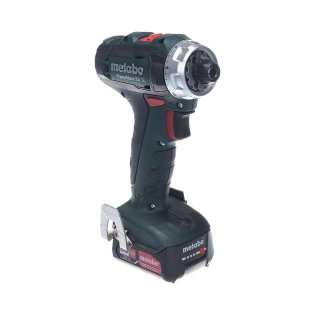 Metabo Шуруповерт-дриль PowerMaxx BS 12 - 2х2.0Аг (Slide-in), ЗП SC-30, кейс МС05, 12В, фото , изображение 8 | SNABZHENIE.com.ua Metabo Шуруповерт-дриль PowerMaxx BS 12 - 2х2.0Аг (Slide-in), ЗП SC-30, кейс МС05, 12В, фото , изображение 8 | SNABZHENIE.com.ua